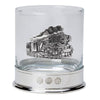 Pewter-mounted Whisky Tumblers