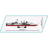 HMS Belfast Brick Model Kit, 1,517pcs