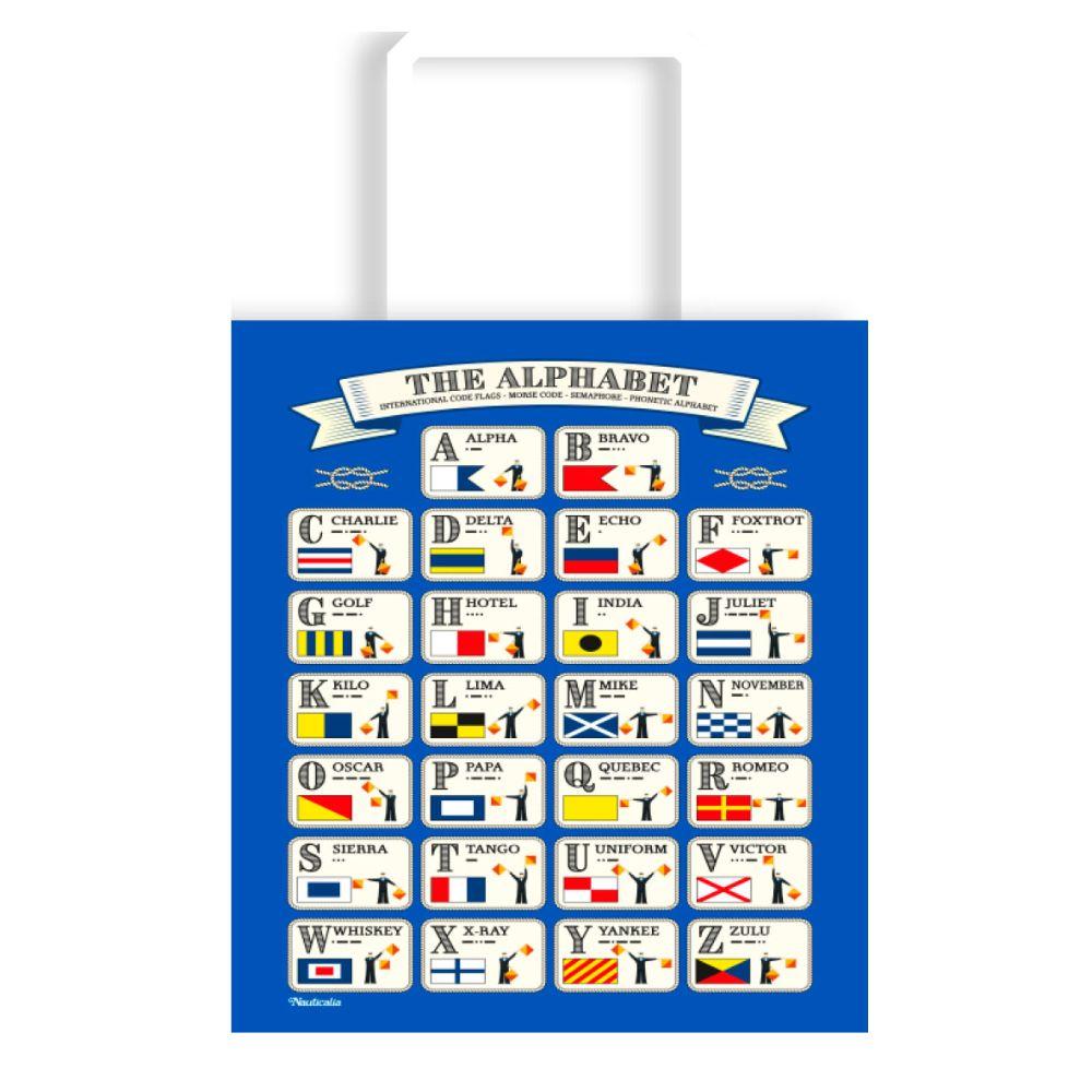 The Alphabet Cotton Tote Bag