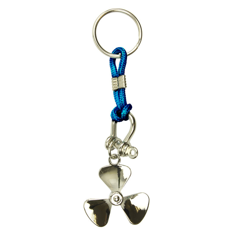 Chrome Propeller Keyring