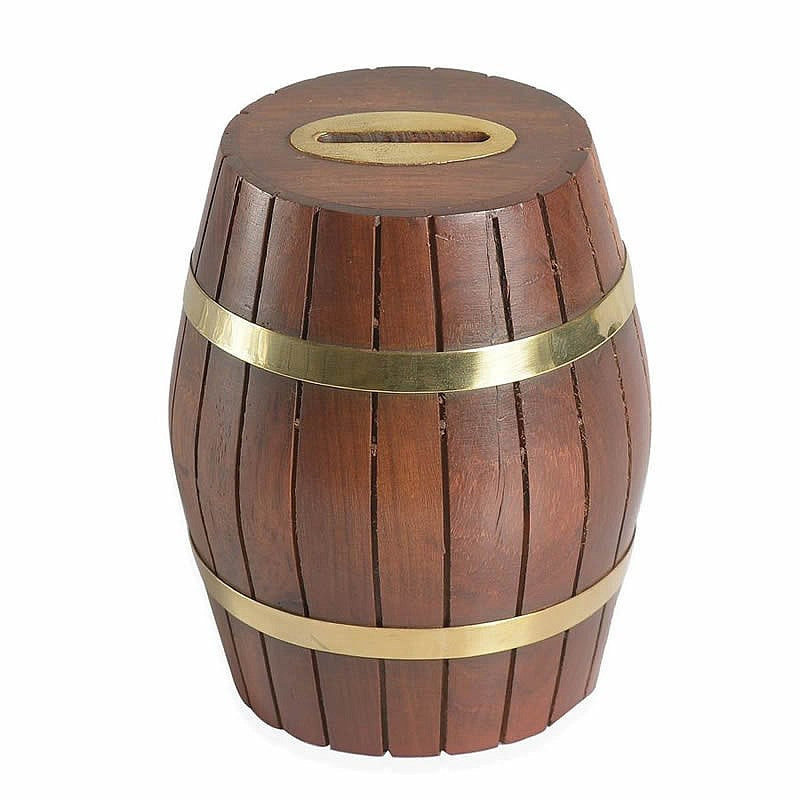4in. Crew Barrel-style Moneybox - from Nauticalia