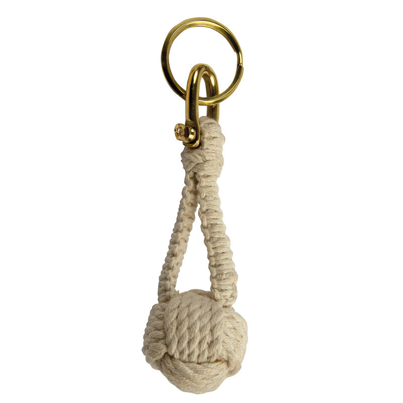 Monkey Fist Knot Keyring - from Nauticalia