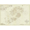 Vintage Nautical Chart - Admiralty Chart 34 - The Scilly Isles